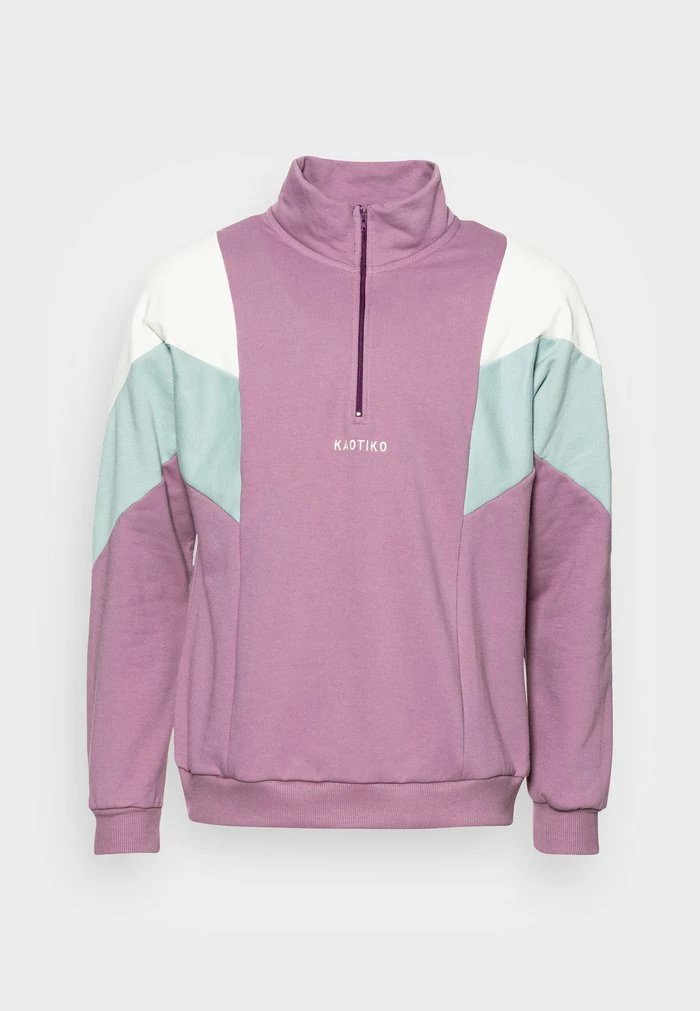 CREW BRENDAN UNISEX - Sweatshirt - purple/ivory/cloud Kaotiko CREW BRENDAN UNISEX - Sweatshirt - Purple/ivory/cloud -Kaotiko Shop a7bb5843b8234a028dcbee83afc375c8