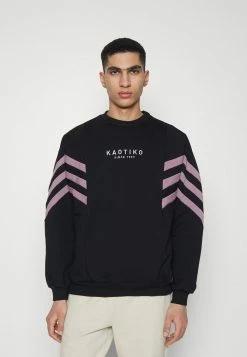 Kaotiko CREW CHAD UNISEX - Sweatshirt - Black/purple