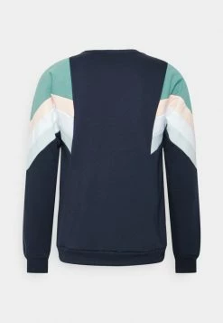 Kaotiko CREW SEATTLE UNISEX - Sweatshirt - Navy/basil/pink -Kaotiko Shop ac99eb32f5d7467f9512ca8f98d2231c