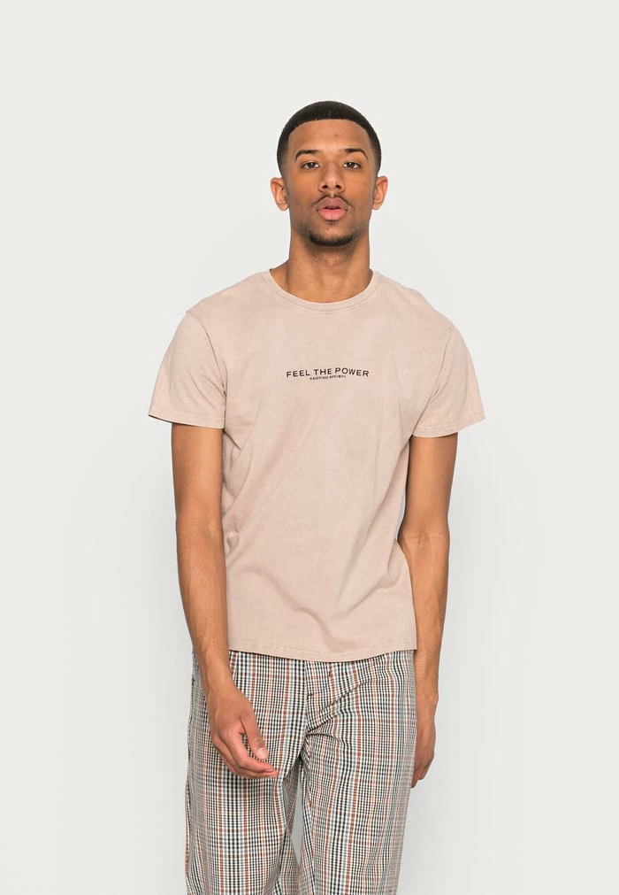 Kaotiko WASHED FEEL THE POWER UNISEX - Print T-shirt - Hueso 3 Kaotiko WASHED FEEL THE POWER UNISEX - Print T-shirt - Hueso - Image 3