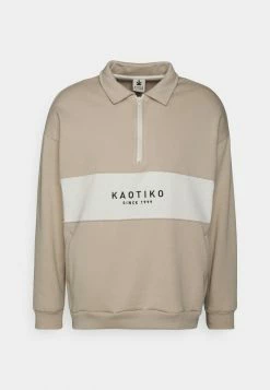 Kaotiko CREW COONOR UNISEX - Sweatshirt - Beige -Kaotiko Shop acee1f8fd64e4c77891afb54f56f1e1c