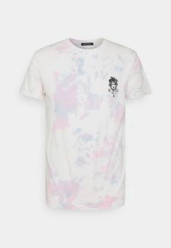 Kaotiko TIE DYE JELLYFISH UNISEX - Print T-shirt - Pink