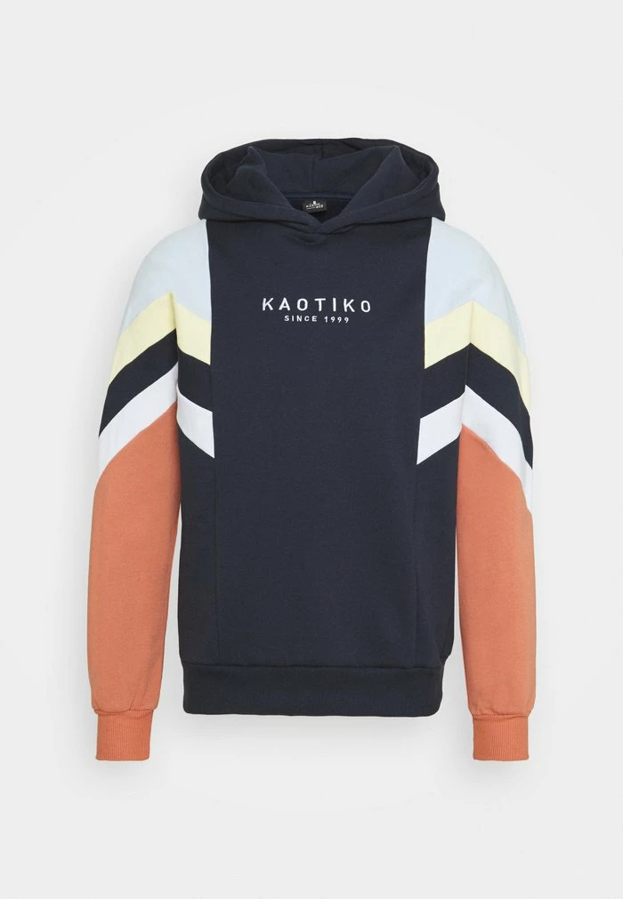 SUD CAP EWAN - Sweatshirt - navy/candy blue Kaotiko SUD CAP EWAN - Sweatshirt - Navy/candy Blue -Kaotiko Shop ae9befc4d1054bf7a8d7f1554bb2edd0