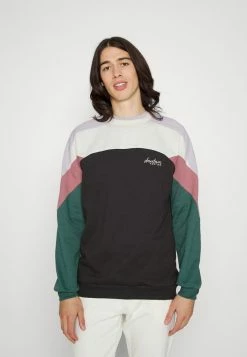 Kaotiko CREW DRU - Sweatshirt - Offwhite/dark Grey