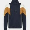 Kaotiko CREW BRENDAN UNISEX - Sweatshirt - Navy/ivory/avellana