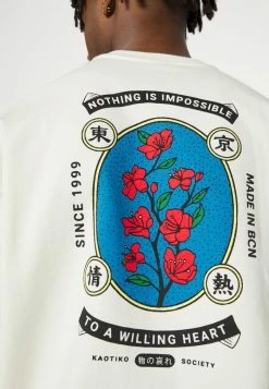 Kaotiko CREW WILLING HEART - Sweatshirt - Ivory -Kaotiko Shop b0608580337d4cf29ae16839f5e31628