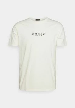 Kaotiko WASHED SCORPION - Print T-shirt - Ivory