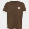 Kaotiko WASHED DREAM UNISEX - Print T-shirt - Brown