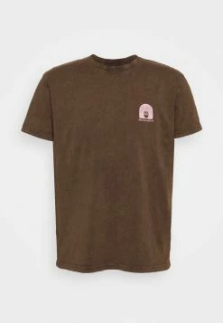 Kaotiko WASHED DREAM UNISEX - Print T-shirt - Brown