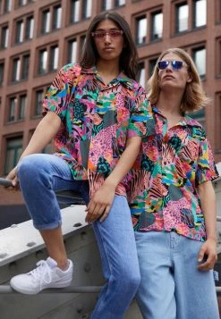 Kaotiko CAMISA ANIMAL 80´S UNISEX - Shirt - Multicolor