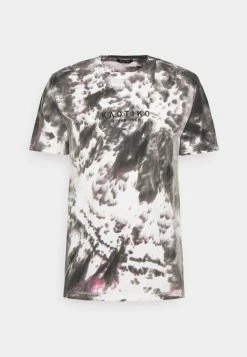 Kaotiko TIE DYE - Print T-shirt - Black/white