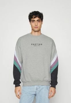 Kaotiko CREW WALKER UNISEX - Sweatshirt - Grey/white/lila