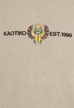 Kaotiko BEETLE - Print T-shirt - Sand 2 Kaotiko BEETLE - Print T-shirt - Sand -Kaotiko Shop b6396ecc17334f73a41668d341dc1db4