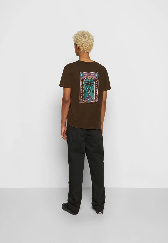 WASHED PALM VIBES UNISEX - Print T-shirt - brown Kaotiko WASHED PALM VIBES UNISEX - Print T-shirt - Brown -Kaotiko Shop b90965c06bda4ff68e2af4a5eb13d334