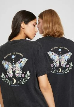 Kaotiko WASHED BUTTERFLY UNISEX - Print T-shirt - Black 5 Kaotiko WASHED BUTTERFLY UNISEX - Print T-shirt - Black -Kaotiko Shop b9bc59d3d0bc4da7962154dfd11173ed
