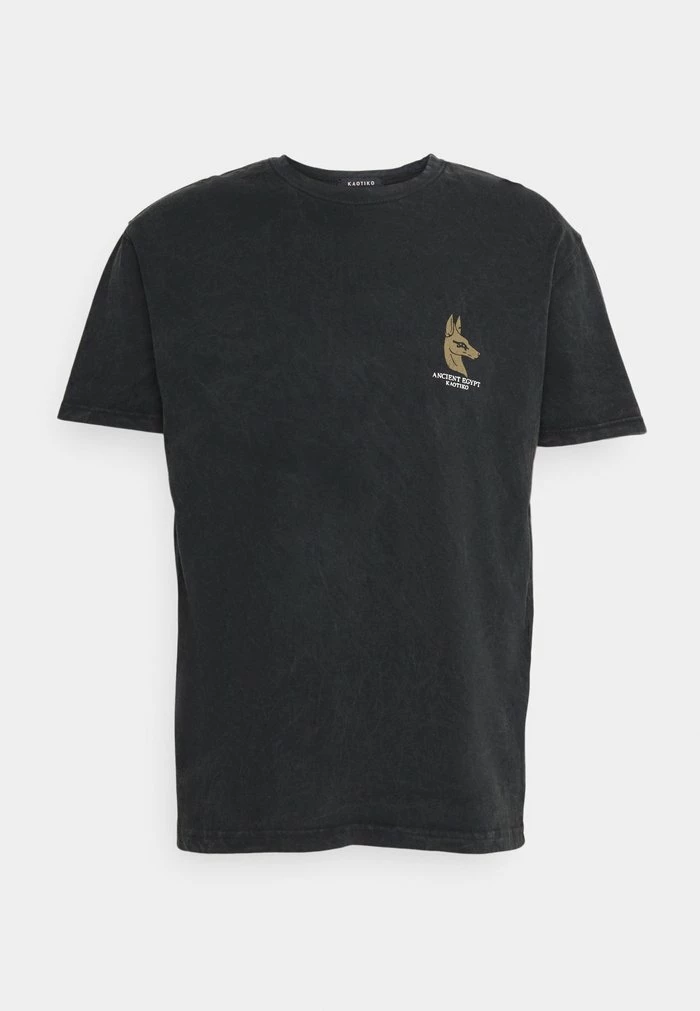 WASHED PHARAOH - Print T-shirt - black Kaotiko WASHED PHARAOH - Print T-shirt - Black -Kaotiko Shop ba425846466149f9847ad278390eb80e