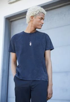 Kaotiko WASHED PALM VIBES UNISEX - Print T-shirt - Black