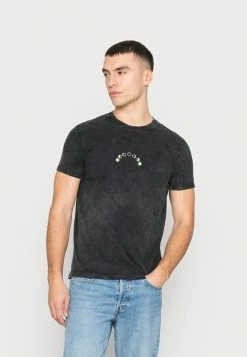 Kaotiko WASHED COSMIC SNAKE - Print T-shirt - Black -Kaotiko Shop bc2eaa9eaf2e40cf8faa0b24f5b912c3
