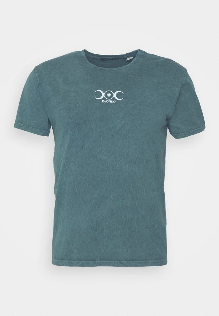 WASHED BRIGHTNESS UNISEX - Print T-shirt - green Kaotiko WASHED BRIGHTNESS UNISEX - Print T-shirt - Green -Kaotiko Shop beca4fe04a5a4920967e82c8149dfbb0