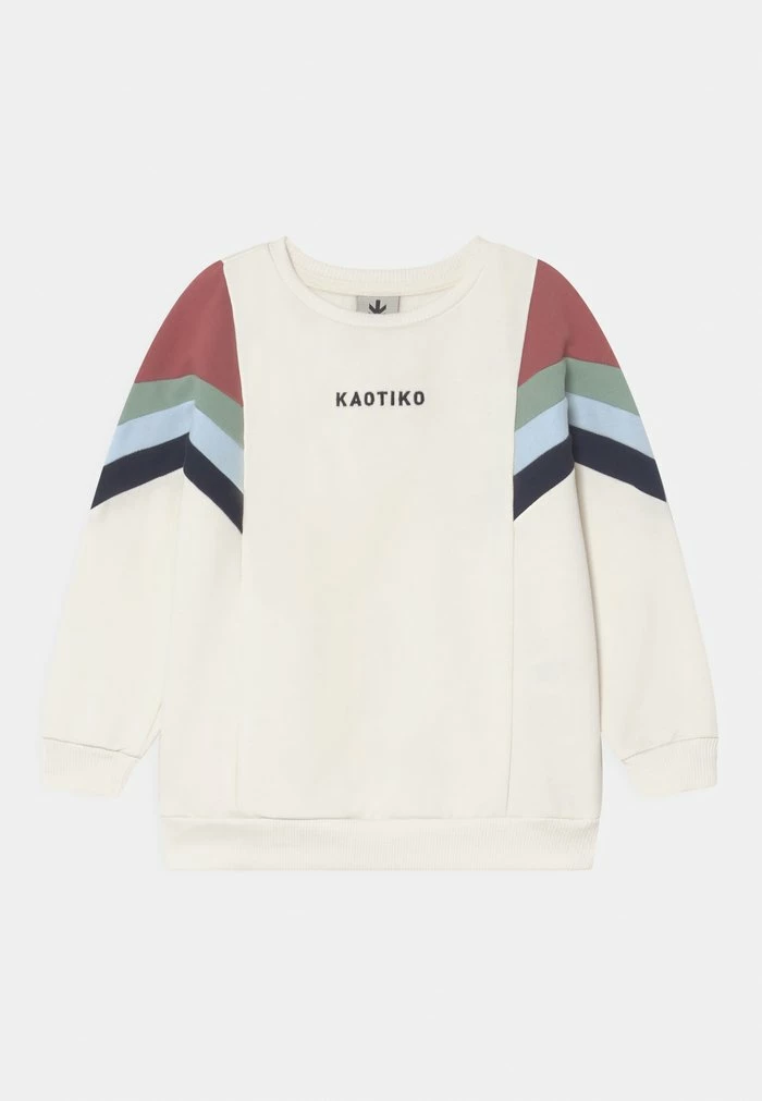 CREW SEATTLE UNISEX - Sweatshirt - ivory/burgundy/fresh green Kaotiko CREW SEATTLE UNISEX - Sweatshirt - Ivory/burgundy/fresh Green -Kaotiko Shop bf561e3991a04880aa3cc017efa1c843