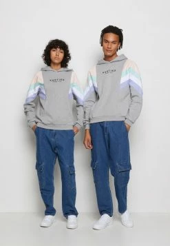 Kaotiko SUD CAP EWAN UNISEX - Hoodie - Grey/pink/green/white/grape -Kaotiko Shop bfa6b7110f56454b93c88d4abae437ab