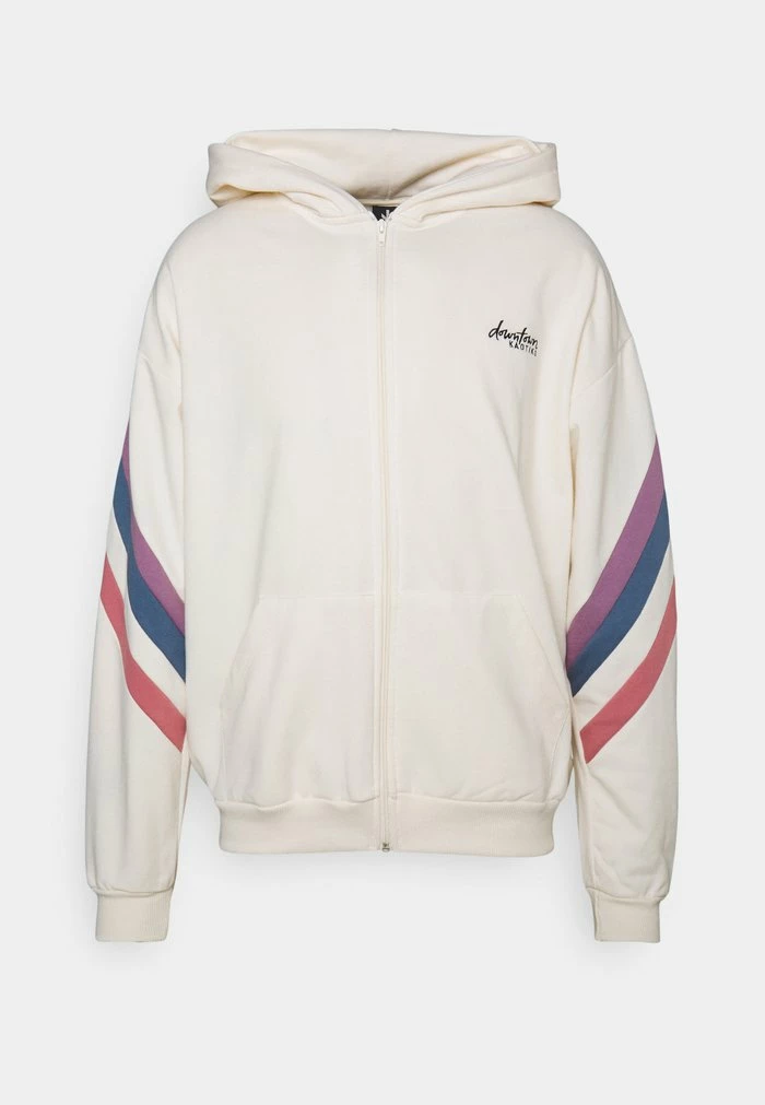 Kaotiko CREM WALKER UNISEX - Zip-up Sweatshirt - Ivory/purple/burgundy 5 Kaotiko CREM WALKER UNISEX - Zip-up Sweatshirt - Ivory/purple/burgundy - Image 5
