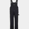 Kaotiko PETO WASHED - Dungarees - Black Denim
