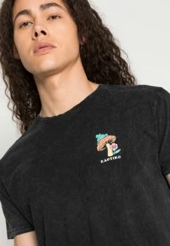 Kaotiko WASHED HAPPY FROG UNISEX - Print T-shirt - Black 3 Kaotiko WASHED HAPPY FROG UNISEX - Print T-shirt - Black -Kaotiko Shop c29e0694c77942d790b7fd514da85634