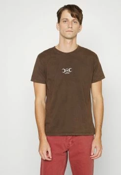 Kaotiko WASHED BRIGHTNESS UNISEX - Print T-shirt - Brown -Kaotiko Shop c344c7466b3e47ab94bcfd415ad38636