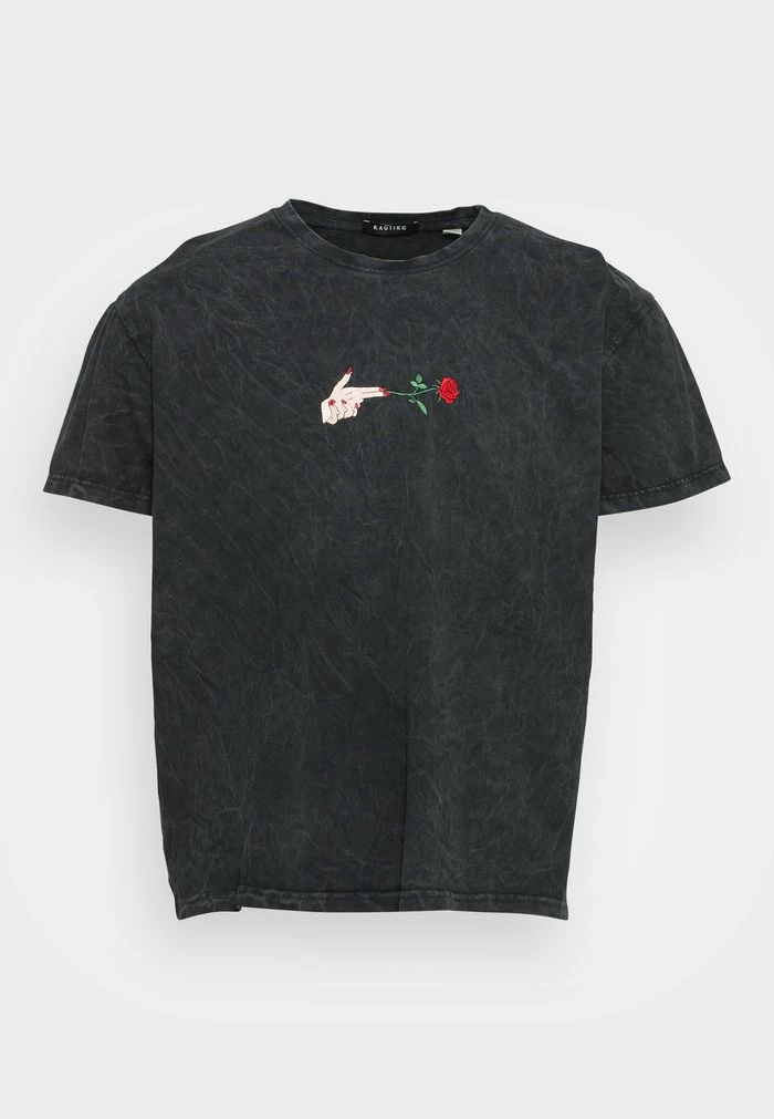 WASHED SHOOT LOVE UNISEX - Print T-shirt - black Kaotiko WASHED SHOOT LOVE UNISEX - Print T-shirt - Black -Kaotiko Shop c34ca5b093ab44c7ac8f1bf86057c196