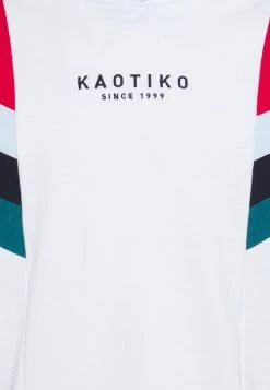 Kaotiko SUD CAP EWAN - Sweatshirt - White/red/candy Blue 2 Kaotiko SUD CAP EWAN - Sweatshirt - White/red/candy Blue -Kaotiko Shop c38afdc2d1b348eb95fc1f4fda434f03