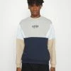 Kaotiko CREW WESTPORT - Sweatshirt - Grey/white