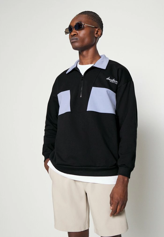 CREW BRENT UNISEX - Sweatshirt - black/grape Kaotiko CREW BRENT UNISEX - Sweatshirt - Black/grape -Kaotiko Shop c96112ae20e944fb853a65b4a6e860f6