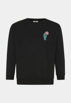 Kaotiko CREW MINIMAL UNISEX - Sweatshirt - Black -Kaotiko Shop c9b0526754914db1a956969cff4d2a48