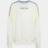 Kaotiko CREW SPIKE UNISEX - Sweatshirt - Ivory/yellow/grape/