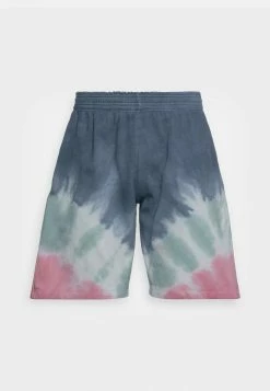 Kaotiko BERMUDA TIE DYE COOPER - Shorts - Blue/pink