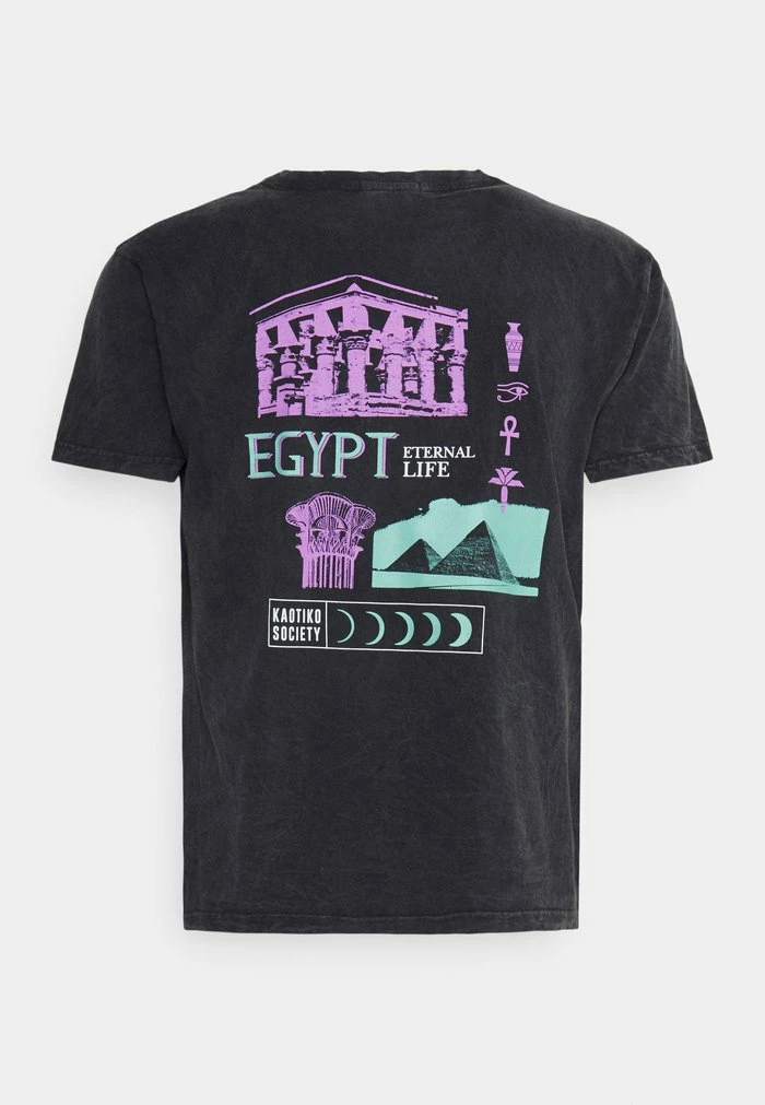WASHED RUINS UNISEX - Print T-shirt - black Kaotiko WASHED RUINS UNISEX - Print T-shirt - Black -Kaotiko Shop d072b8e0bc7a4757a392bde101fa9303