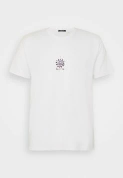 Kaotiko WASHED AZTEC GOD UNISEX - Print T-shirt - White -Kaotiko Shop d1ed674dcdda43c1b510f09b4a0d26b5