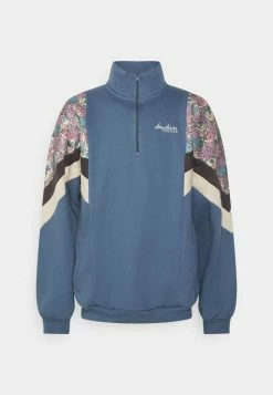 Kaotiko CREW JEAN BAHAMAS - Zip-up Sweatshirt - Prusia/grey/beige