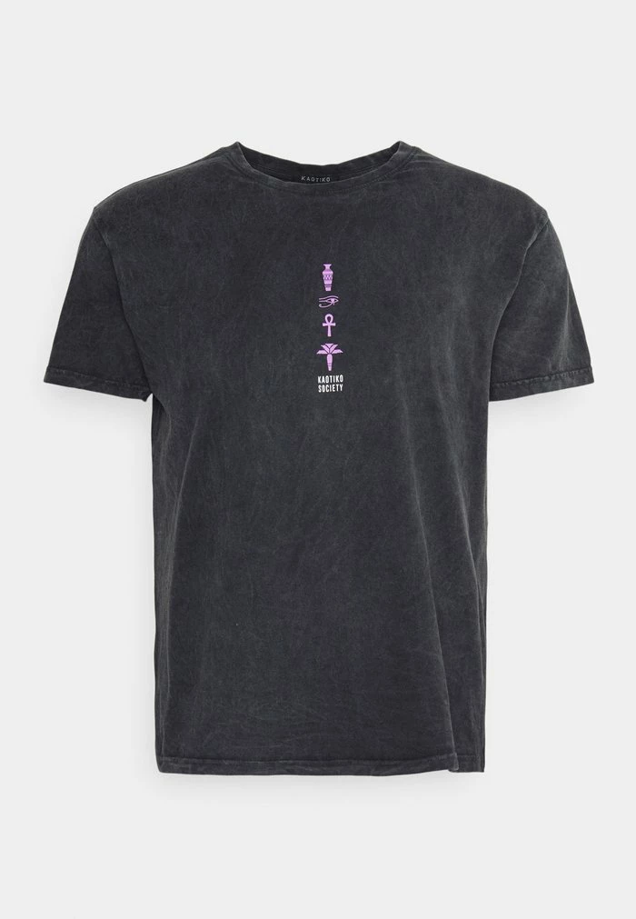 WASHED RUINS UNISEX - Print T-shirt - black Kaotiko WASHED RUINS UNISEX - Print T-shirt - Black -Kaotiko Shop d2c951fd200f479184995c756ddca171