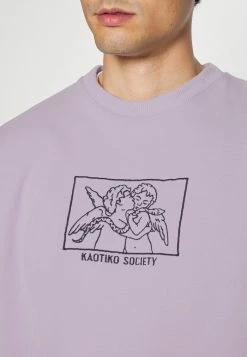 Kaotiko CREW ANGELS UNISEX - Sweatshirt - Purple -Kaotiko Shop d2ee147b5a944dd6942df6dea0225b66