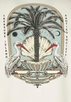 Kaotiko TREASURE ISLAND UNISEX - Hoodie - Ivory -Kaotiko Shop d310998041974e228f2ecb6cf6fbefa3