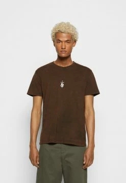 Kaotiko WASHED GREEK ELEMENTS UNISEX - Print T-shirt - Brown -Kaotiko Shop d335f90e2228403dbc451d69775a8a0e