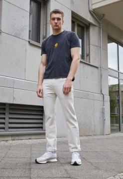 Kaotiko WASHED SOLAR SYSTEM UNISEX - Print T-shirt - Black