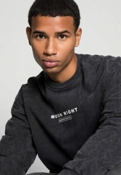 Kaotiko CREW MOON NIGTH - Sweatshirt - Black -Kaotiko Shop d453d9f9c3f64a6681b50ff7259c3852