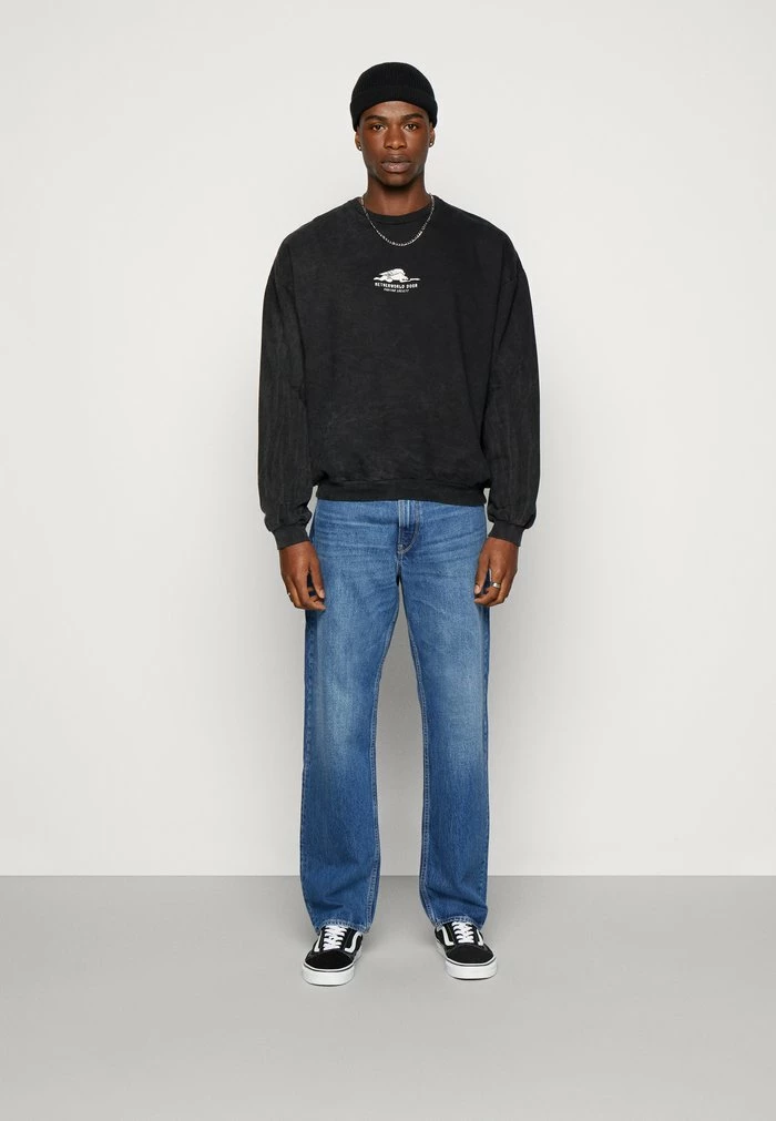 CREW WASHED NETHERWORLD DOOR UNISEX - Sweatshirt - black Kaotiko CREW WASHED NETHERWORLD DOOR UNISEX - Sweatshirt - Black -Kaotiko Shop d565d7e63a704c7db36bb1f9b3123bab
