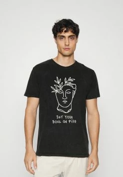 Kaotiko GRIEGA UNISEX - Print T-shirt - Black