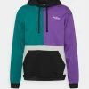 Kaotiko SUD CAP KILLIAN UNISEX - Sweatshirt - Black/jade/purple/grey