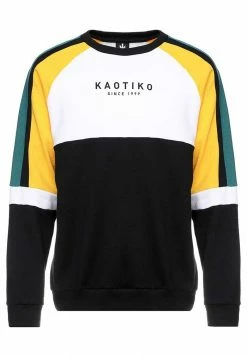Kaotiko UNISEX - Sweatshirt - Black/white/yellow -Kaotiko Shop d7297e661077479b96d0539db4b8713e