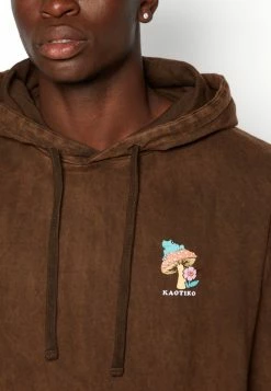 Kaotiko WASHED HAPPY FROG UNISEX - Sweatshirt - Brown -Kaotiko Shop da1bd0d568254a309c36de514743e4d2